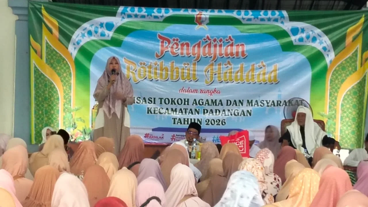 RUTININAN DZIKIR PENGAOSAN ROTIBUL HADDAD DALAM RANGKA HARMONISASI TOKOH AGAMA DAN MASYARAKAT KECAMATAN PADANGAN TAHUN 2026