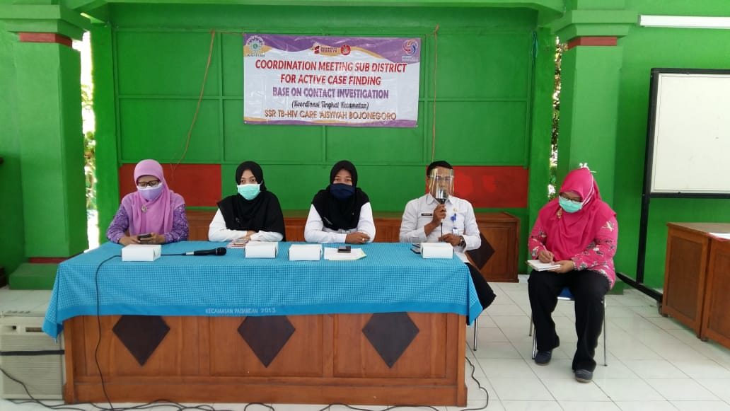 KEGIATAN KOORDINASI TINGKAT KECAMATAN SSR TB-HIV Care Aisyiyah Bojonegoro