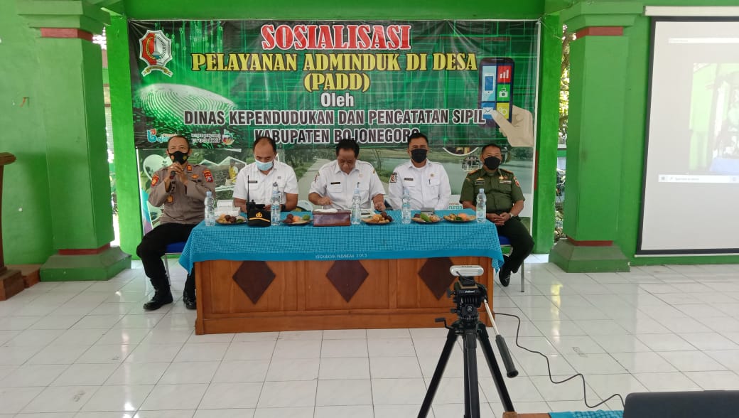 Sosialisasi Pelayanan Adminduk di Desa ( PADD ) oleh Dinas Kependudukan dan Pencatatan Sipil Kabupat