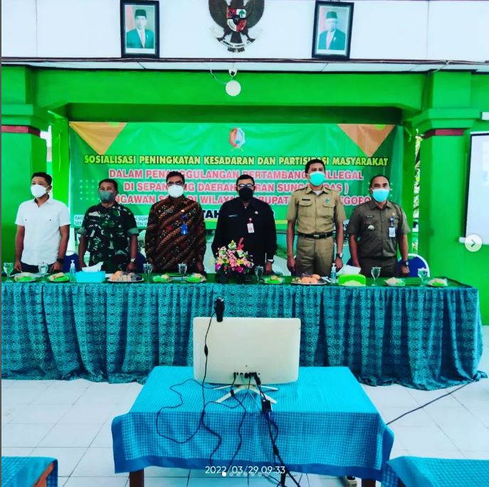 Sosialisasi Peningkatan Kesadaran dan Partipasi Masyarakat Dalam Penanggulangan Pertambangan illegal