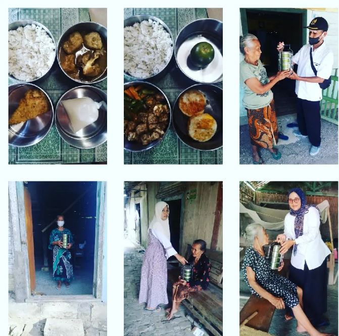 PEMBERIAN MAMIN LANSIA RANTANG KASIH MOE