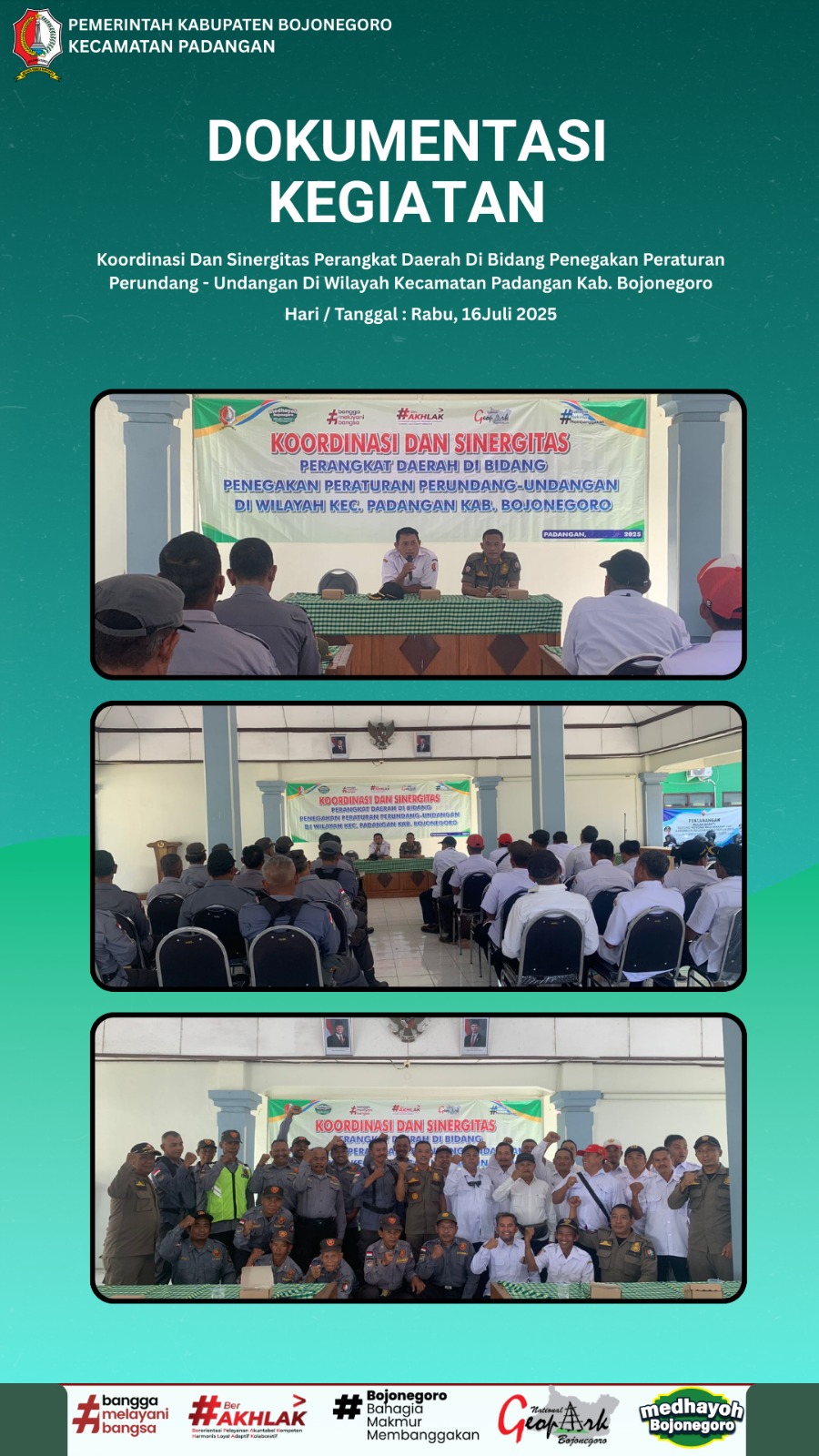 KOORDINASI DAN SINERGITAS DI WILAYAH KECAMATAN