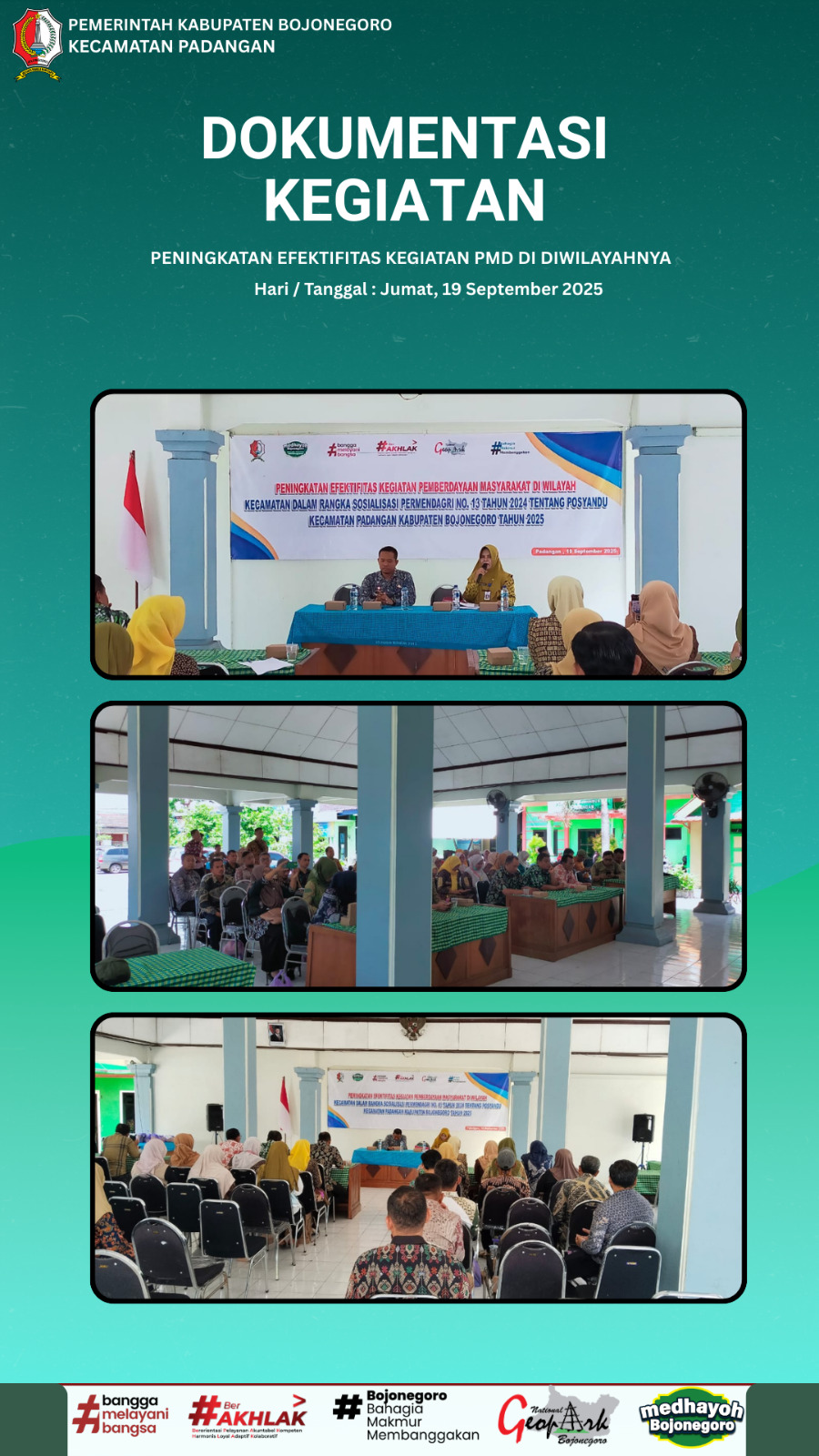 PENINGKATAN EFEKTIFITAS KEGIATAN PMD DI DIWILAYAHNYA