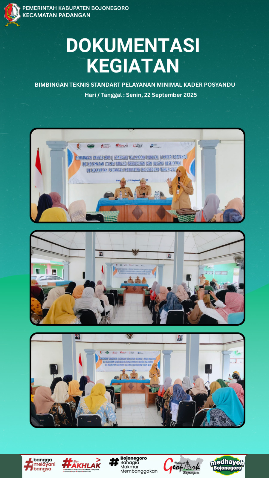 BIMBINGAN TEKNIS STANDART PELAYANAN MINIMAL KADER POSYANDU
