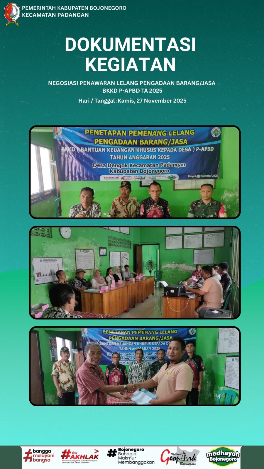 NEGOSIASI PENAWARAN LELANG PENGADAAN BARANG/JASA BKKD P-APBD TA 2025