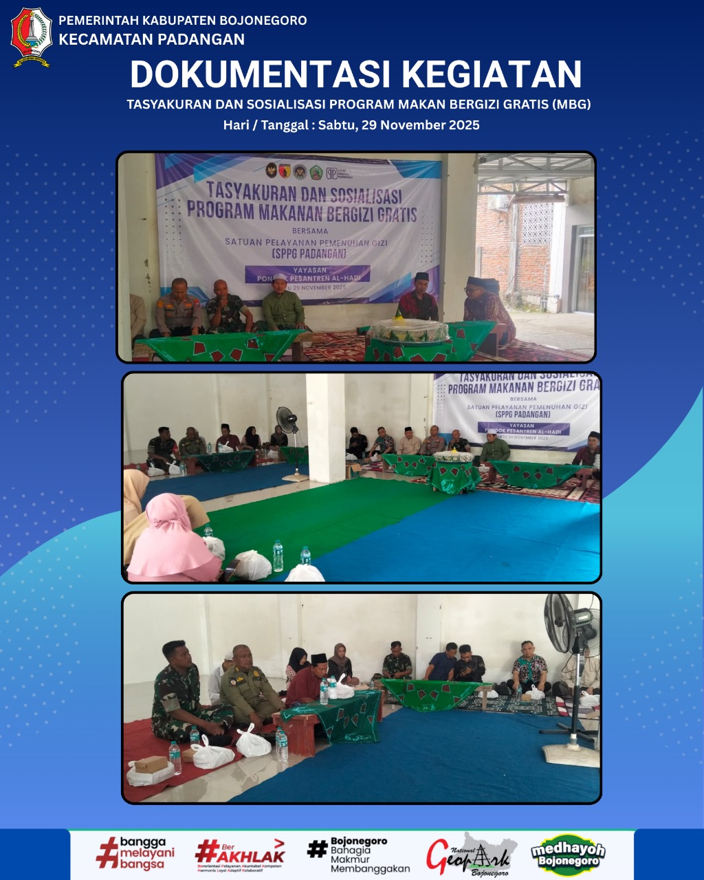 TASYAKURAN DAN SOSIALISASI PROGRAM MAKAN BERGIZI GRATIS (MBG)