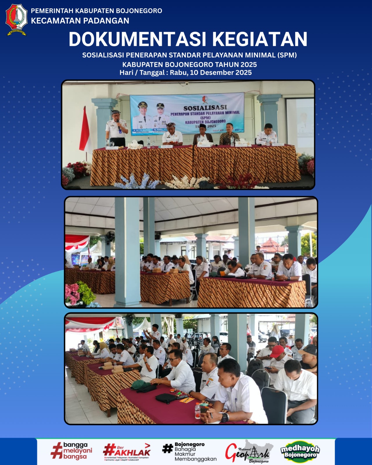 SOSIALISASI PENERAPAN STANDAR PELAYANAN MINIMAL (SPM) KABUPATEN BOJONEGORO TAHUN 2025