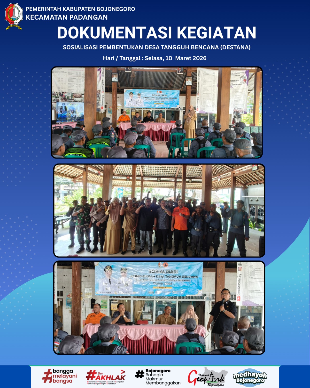SOSIALISASI PEMBENTUKAN DESA TANGGUH BENCANA (DESTANA)