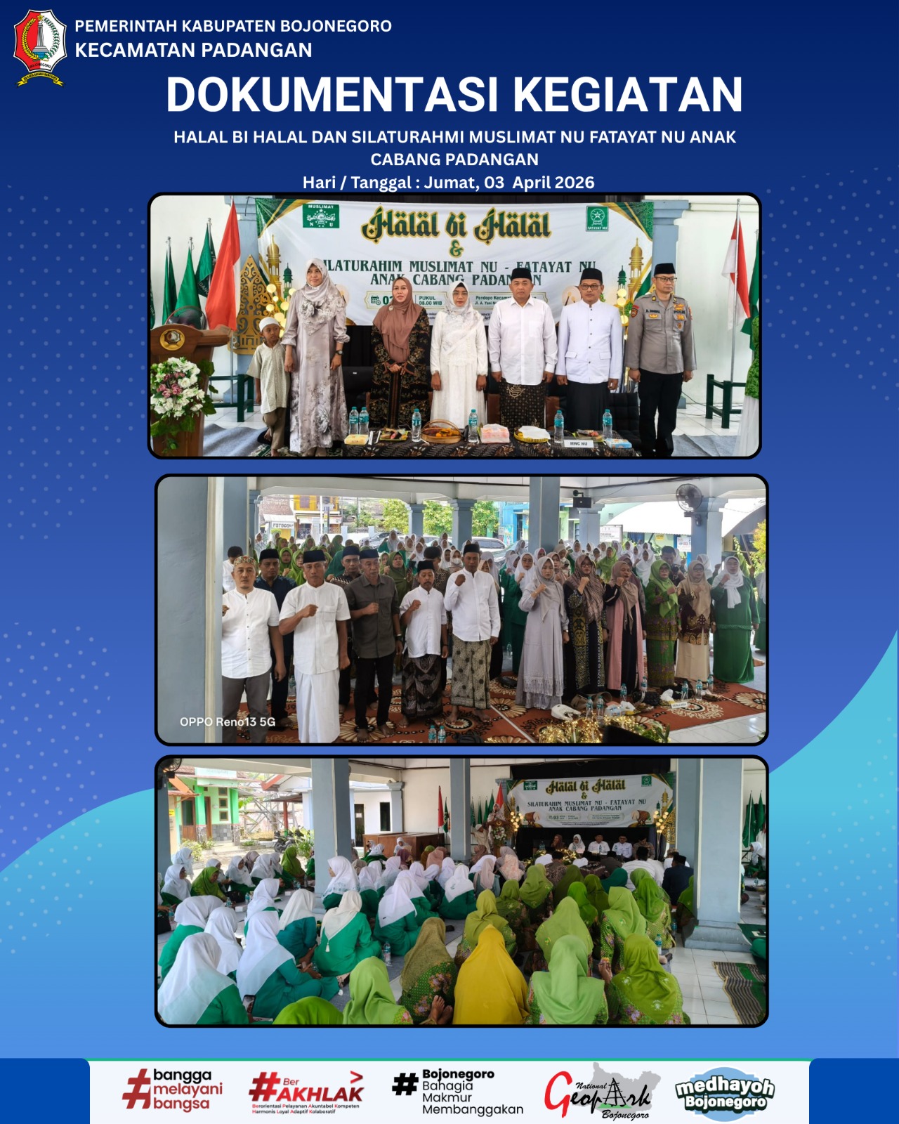 HALAL BI HALAL DAN SILATURAHMI MUSLIMAT NU FATAYAT NU ANAK CABANG PADANGAN