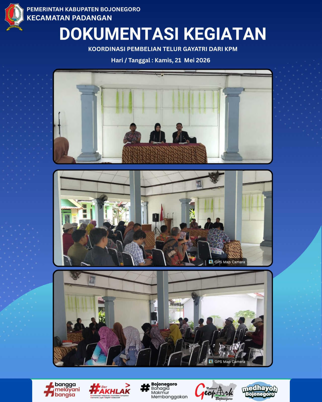KOORDINASI PEMBELIAN TELUR GAYATRI DARI KPM
