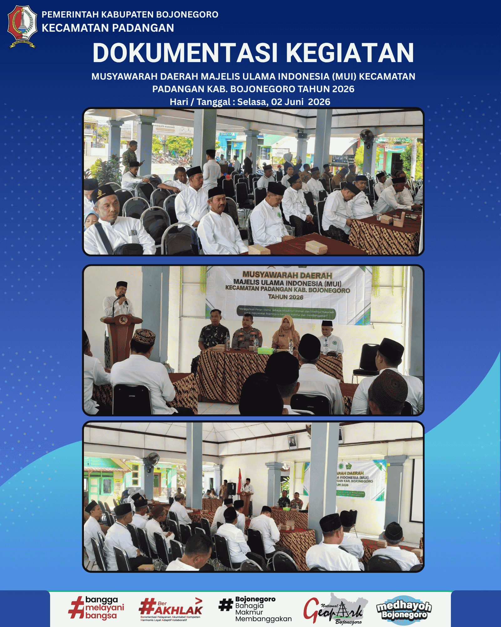 MUSYAWARAH DAERAH MAJELIS ULAMA INDONESIA (MUI) KECAMATAN PADANGAN KAB. BOJONEGORO TAHUN 2026