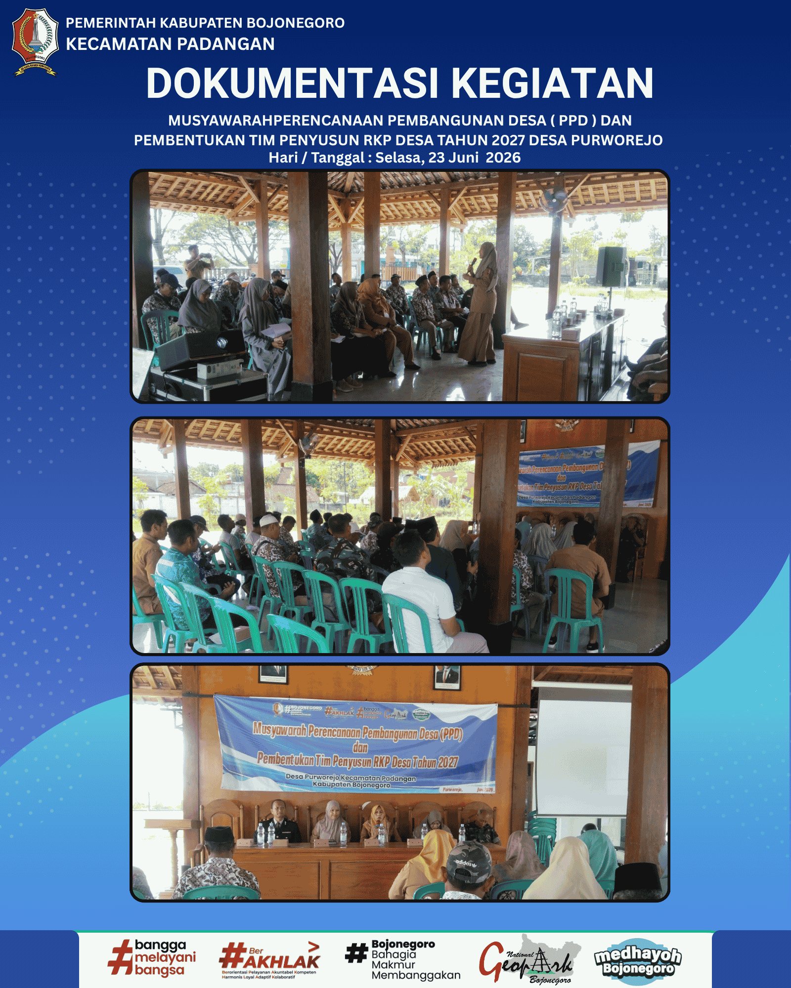 MUSDES PERENCANAAN PEMBANGUNAN DESA ( PPD ) DAN PEMBENTUKAN TIM PENYUSUN RKP DESA TAHUN 2027
