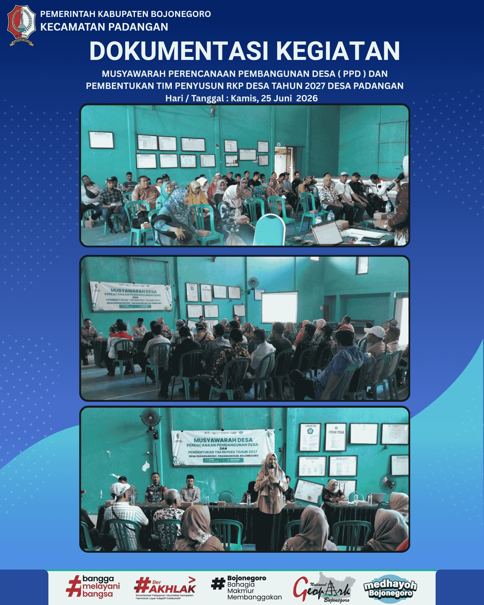 MUSDES PERENCANAAN PEMBANGUNAN DESA (PPD) DAN PEMBENTUKAN TIM PENYUSUN RKP DESA TAHUN 2027