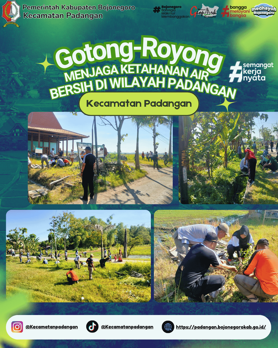 GOTONG ROYONG HADAPI KEMARAU PANJANG: MENJAGA KETAHANAN AIR BERSIH DI WILAYAH PADANGAN