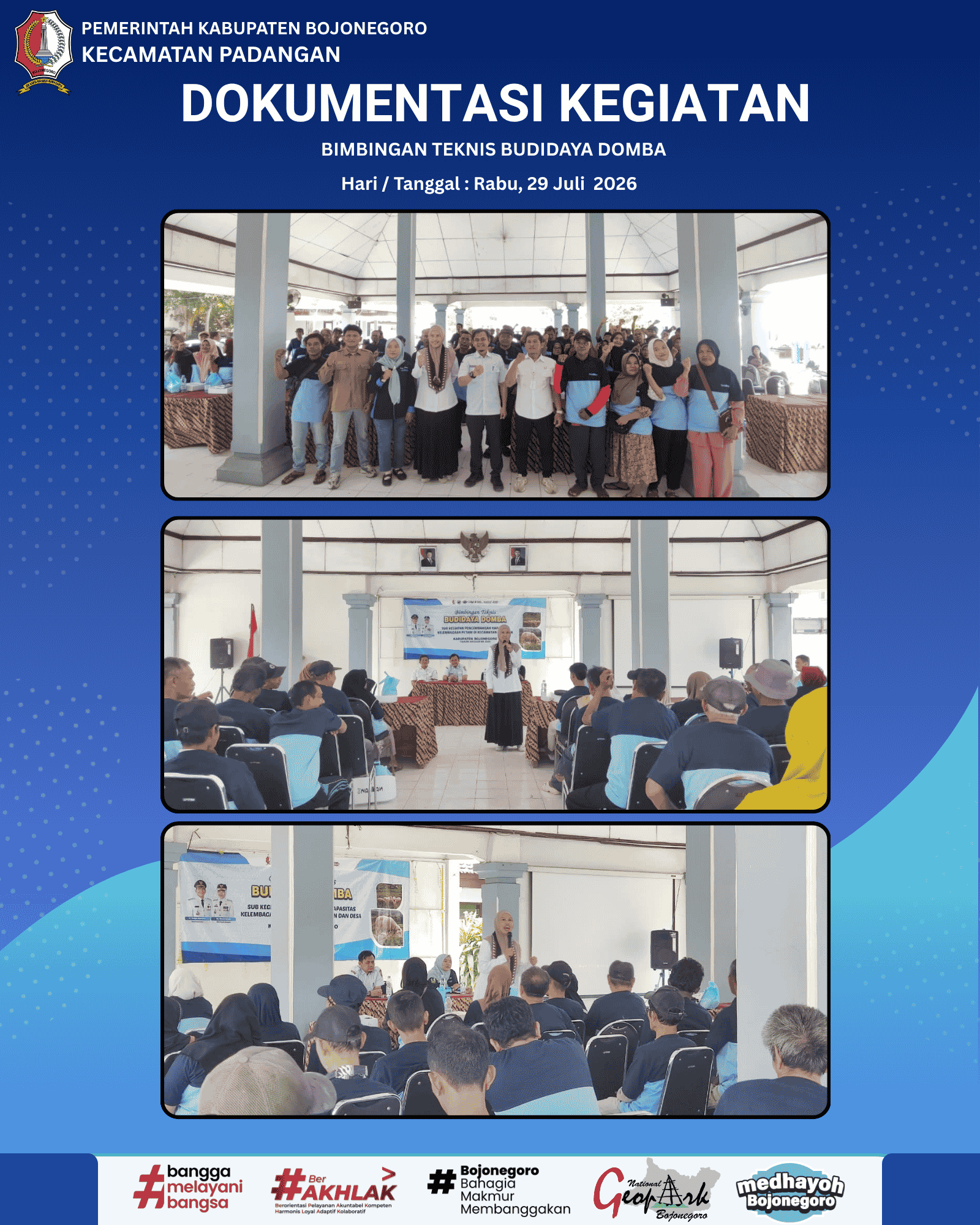 BIMBINGAN TEKNIS BUDIDAYA DOMBA