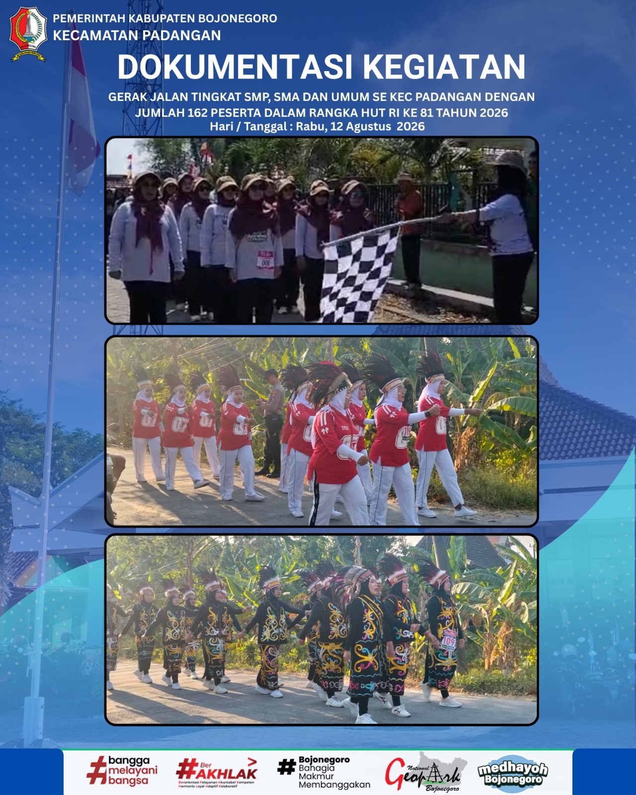 GERAK JALAN TINGKAT SMP, SMA DAN UMUM SE KEC PADANGAN DALAM RANGKA HUT RI KE 81 TAHUN 2026