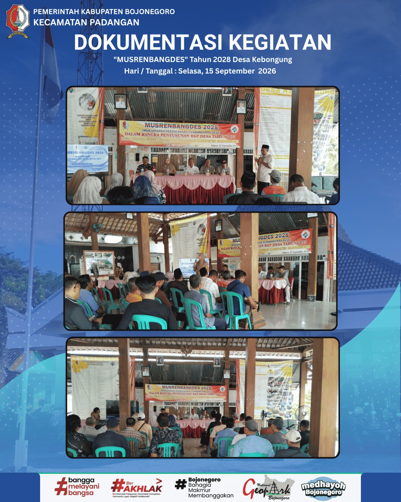 "MUSRENBANGDES" Tahun 2028 Desa Kebongung