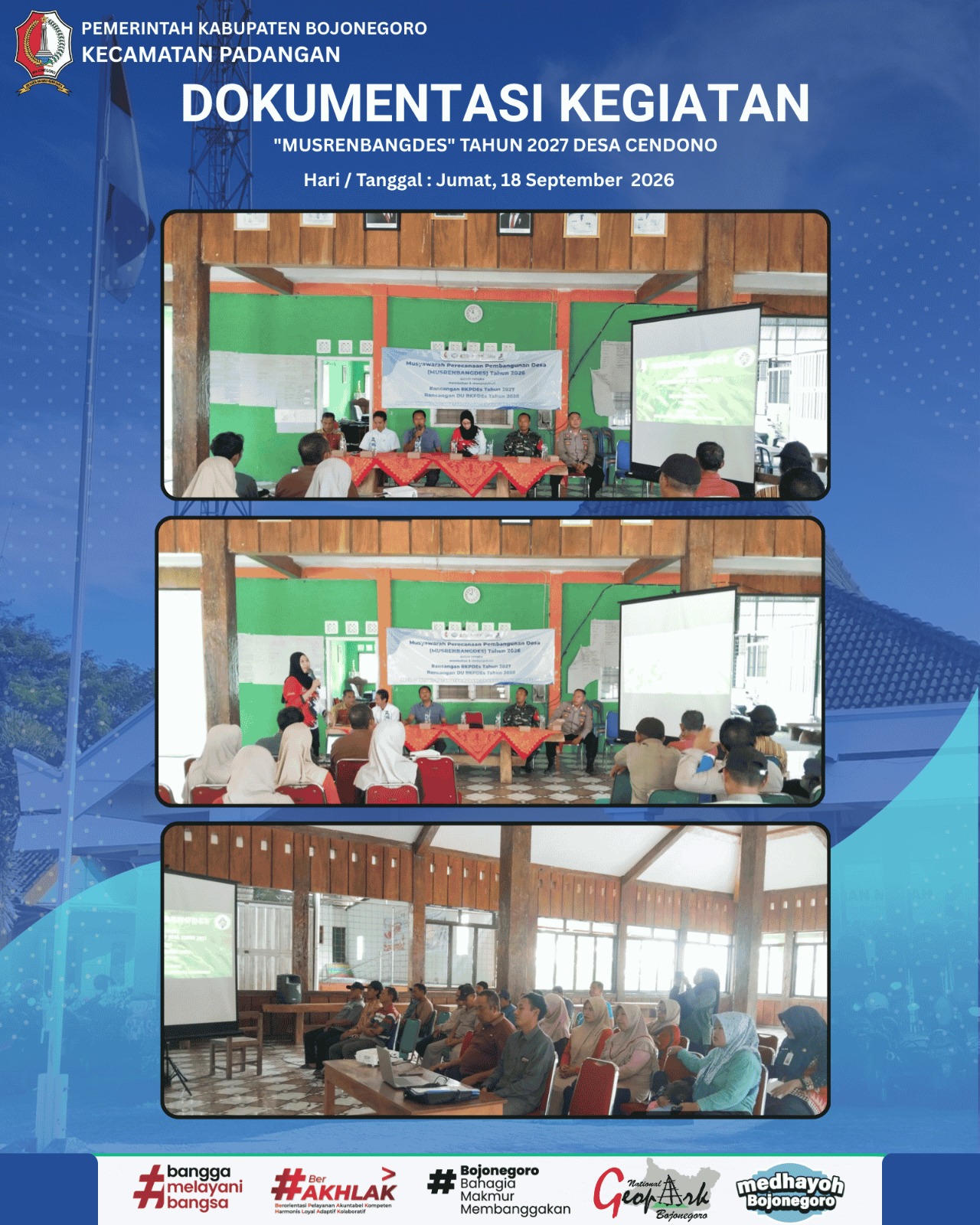 "MUSRENBANGDES" TAHUN 2027 DESA CENDONO