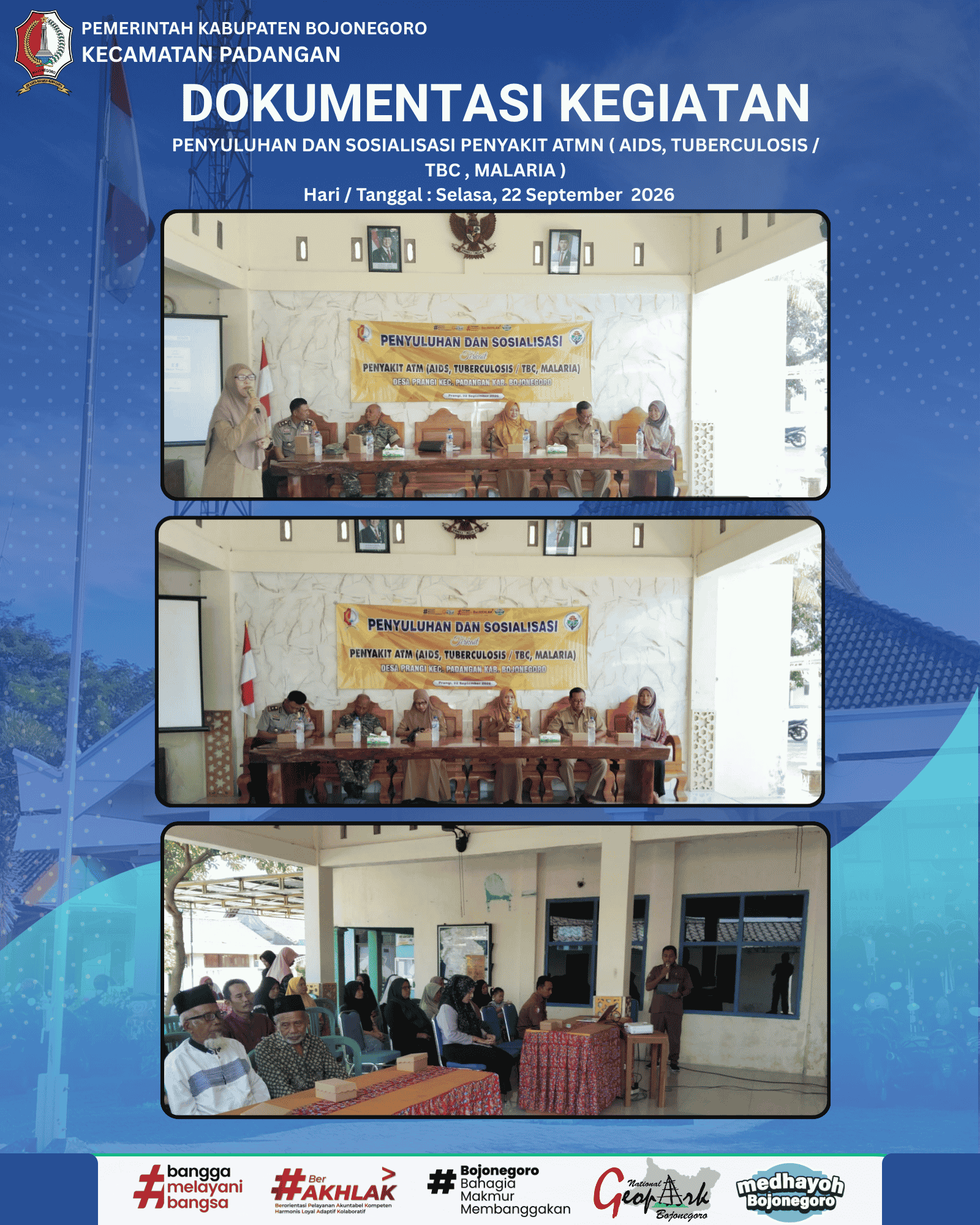 PENYULUHAN DAN SOSIALISASI PENYAKIT ATMN ( AIDS, TUBERCULOSIS / TBC , MALARIA )