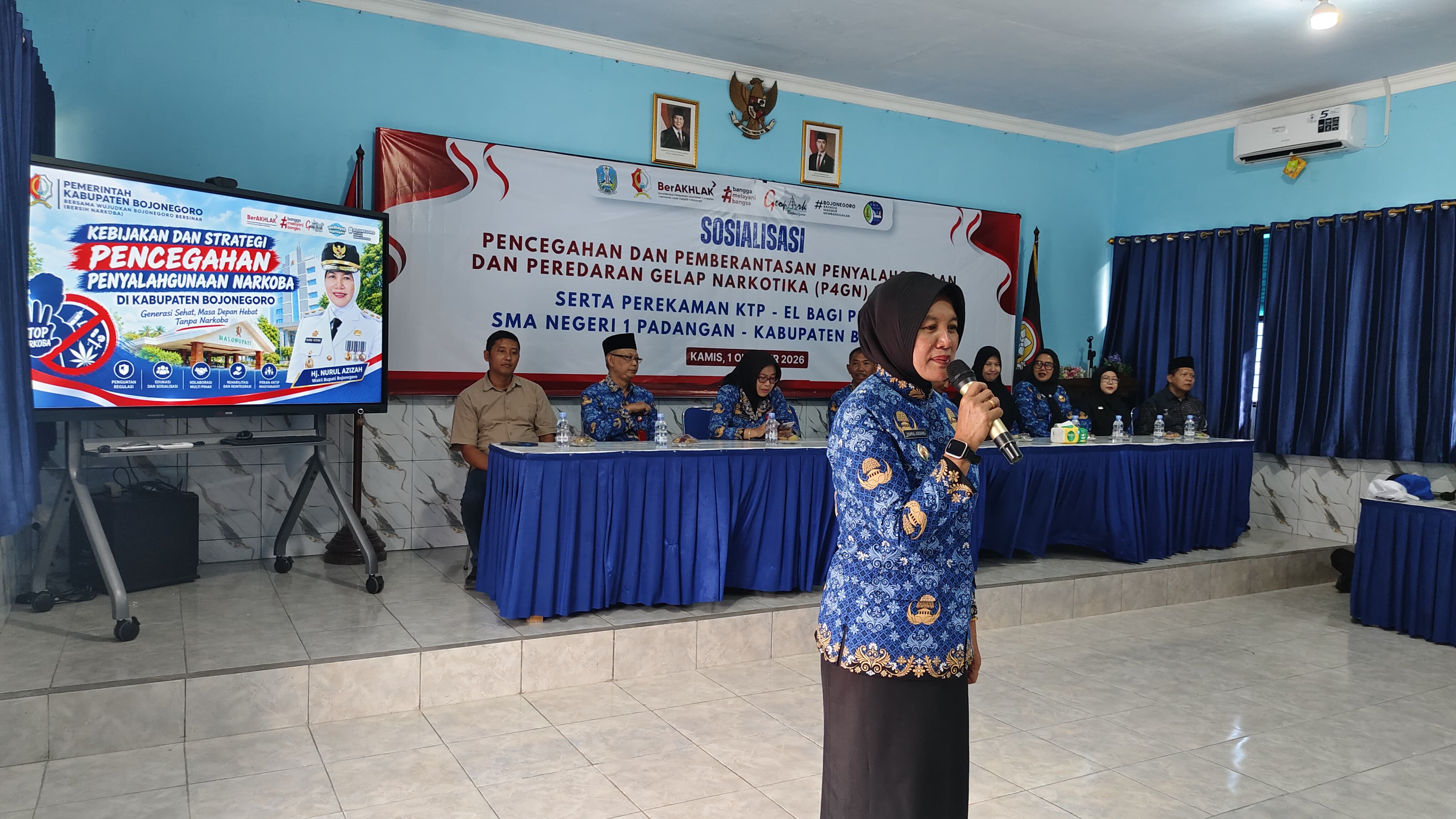 SOSIALISASI PENCEGAHAN DAN PEMBERANTASAN PENYALAHGUNAAN DAN PEREDARAN GELAP NARKOTIKA ( P4GN)