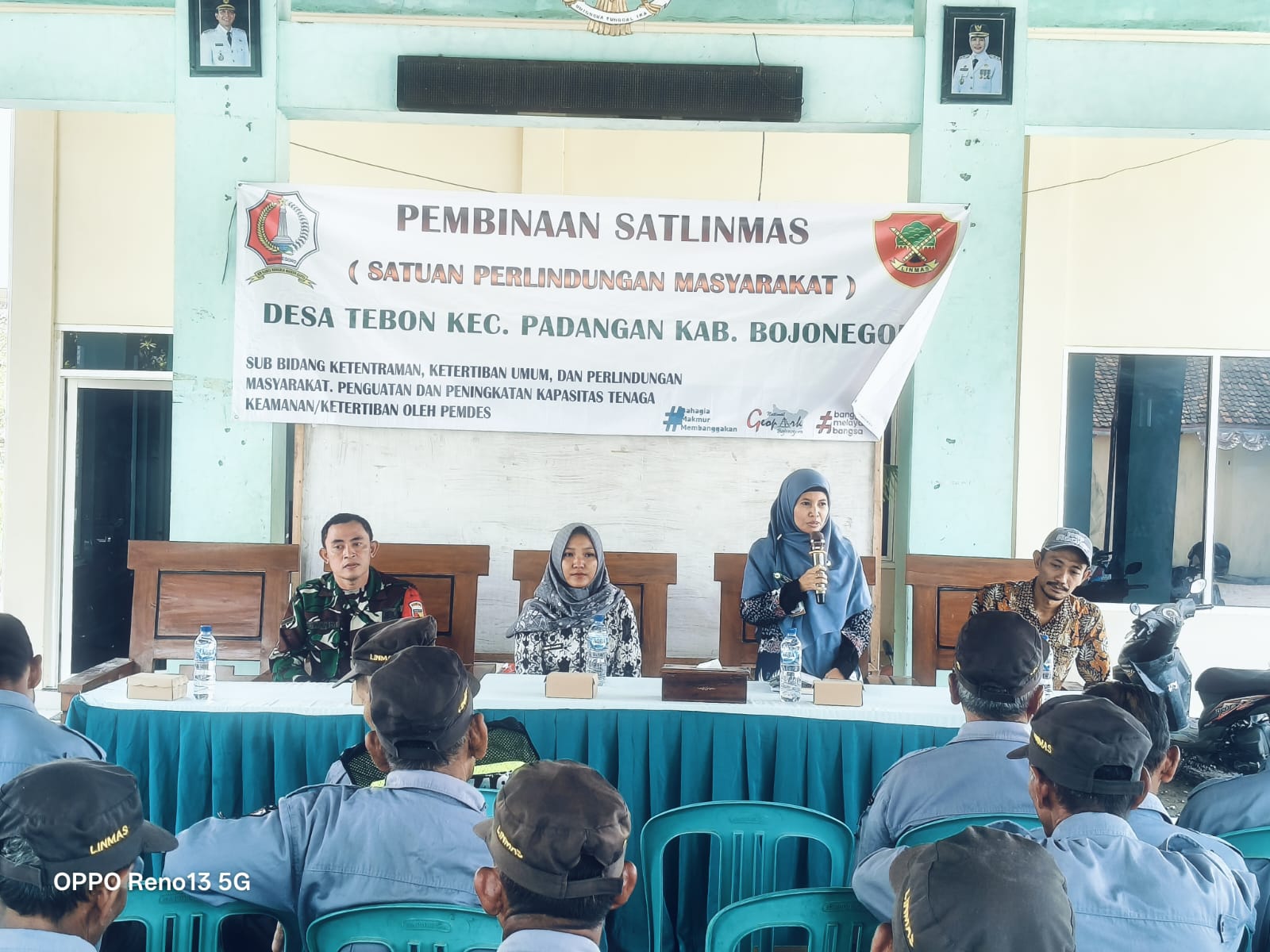 PEMBINAAN SATLINMAS DESA TEBON KEC. PADANGAN KAB. BOJONEGORO