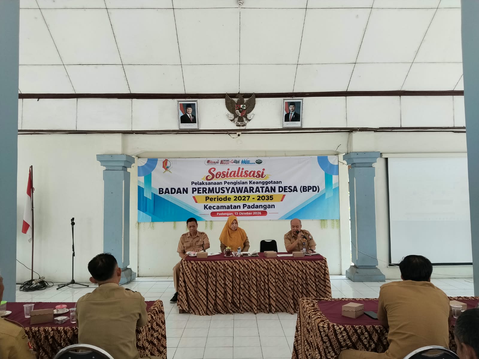 SOSIALISASI PELAKSANAAN PENGISIAN KEANGGOTAAN BPD PERIODE 2027 - 2035