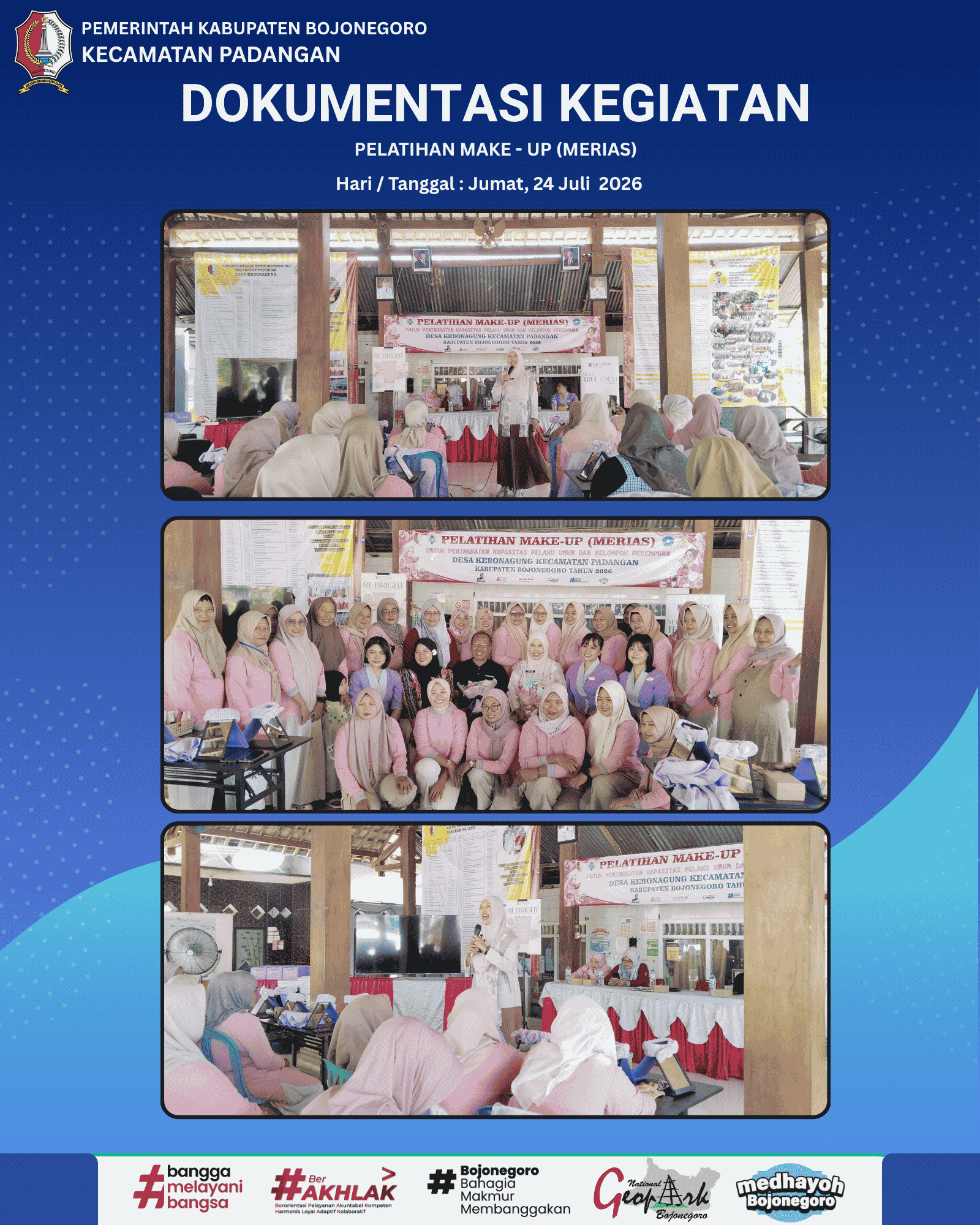 PELATIHAN MAKE - UP (MERIAS)