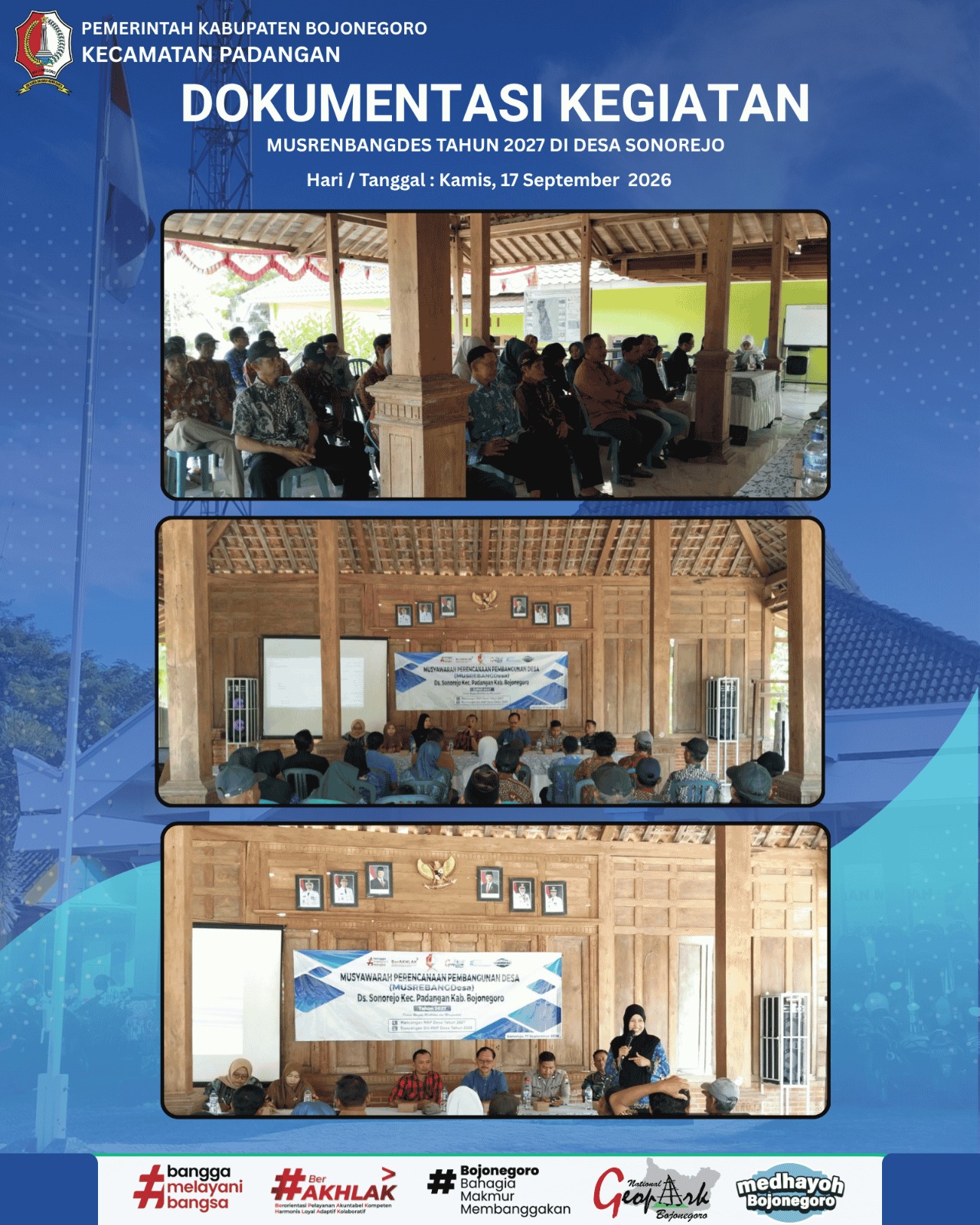 "MUSRENBANGDES" TAHUN 2027 DESA SONOREJO